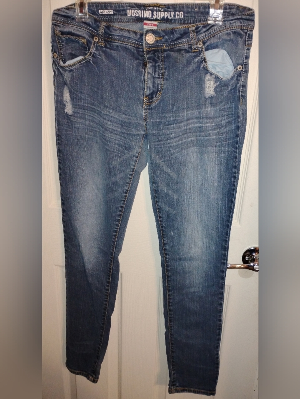 Mossimo Supply Co. Light Wash Skinny Jeans